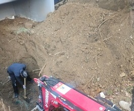 부천 오정구미니포크레인 미니굴삭기 주택 빌라 아파트 배