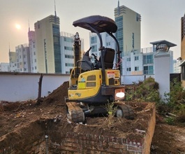 김포미니포크레인 옥상화단철거 크레인이 필요했던 실제작업